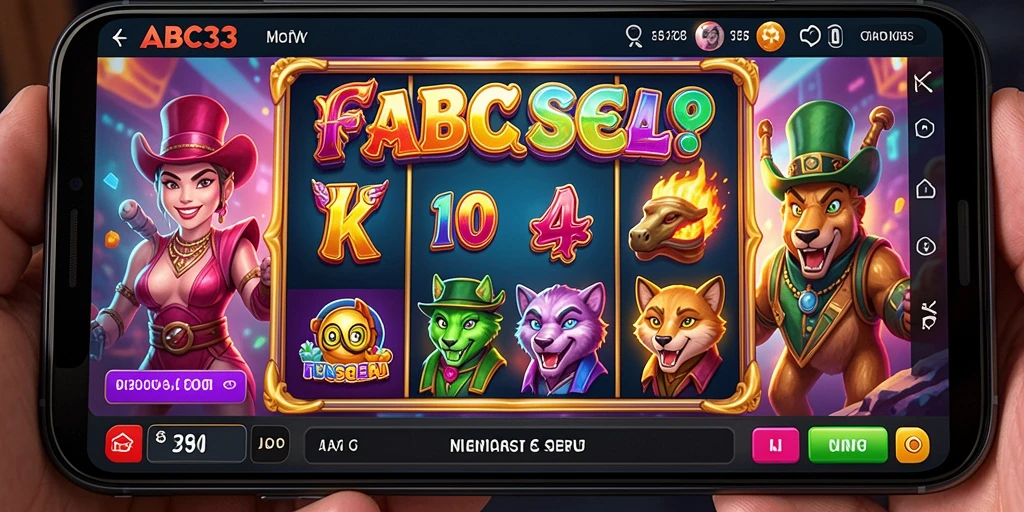 Tampilan gameplay Slot yang mengasyikkan dalam ABC33.