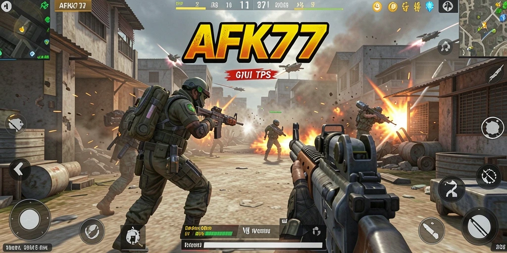 Tampilkan gameplay seru AFK77 dengan grafis luar biasa.