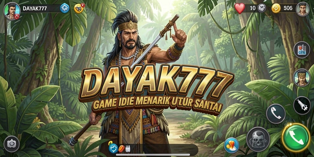 Tampilan menarik dari gameplay <strong>DAYAK777</strong> saat mengelola sumber daya.