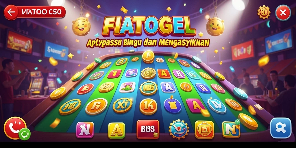 Tampilan gameplay seru di FIATOGEL dengan berbagai desain Bingo.