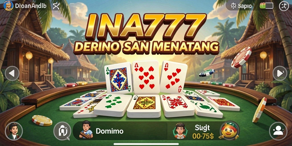 Tampilan utama gameplay Domino yang menarik dan interaktif.