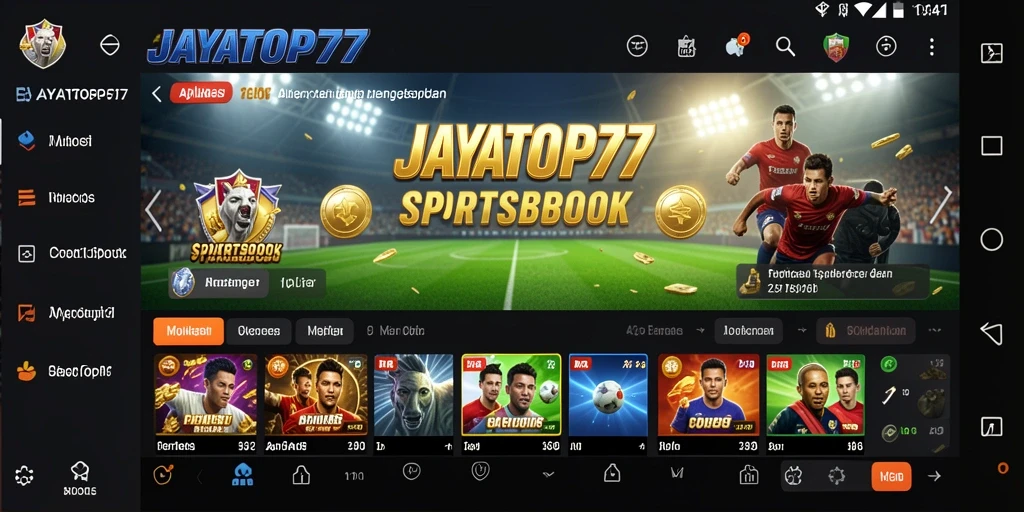 Tampilan gameplay JAYATOP77 dengan interface modern dan fitur taruhan menarik.