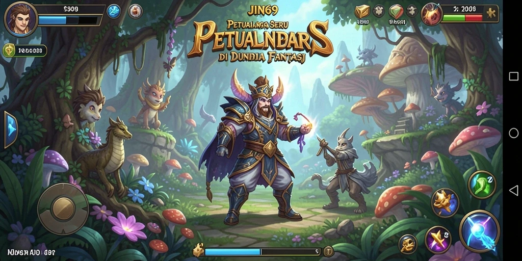 Tangkapan layar gameplay JIN69 yang menunjukkan aksi seru dalam petualangan.
