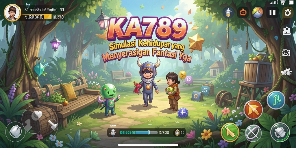 Tampilan gameplay KA789 yang menarik dan imersif dalam simulasi kehidupan.