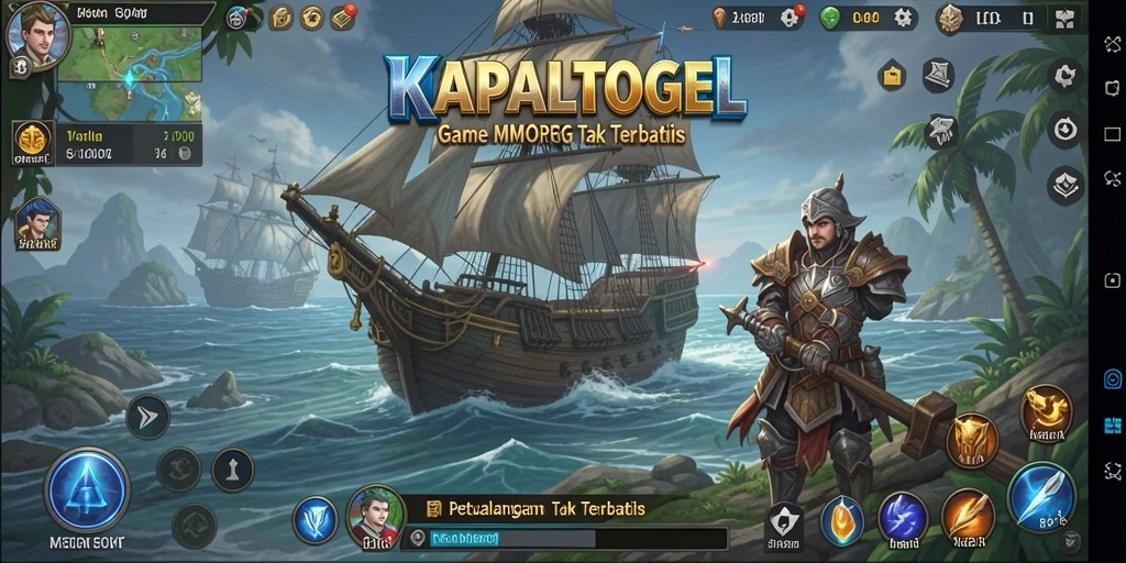 Tangkapan layar gameplay KAPALTOGEL yang menunjukkan aksi seru di dunia MMORPG.