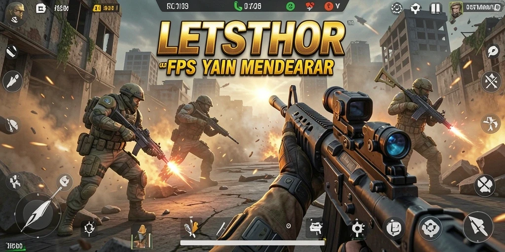 Tangkapan layar gameplay menampilkan aksi seru dalam <strong>LETSTHOR</strong>.