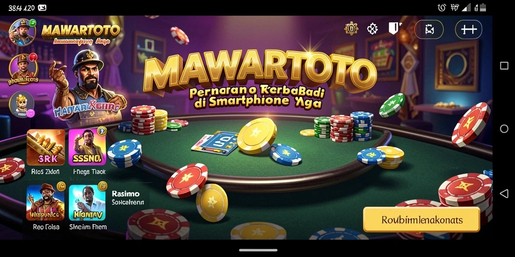 Tampilan menarik dari gameplay MAWARTOTO di platform Kasino.