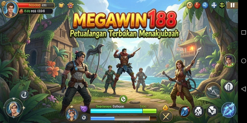 Gameplay Open World yang luas dan imersif di MEGAWIN188.