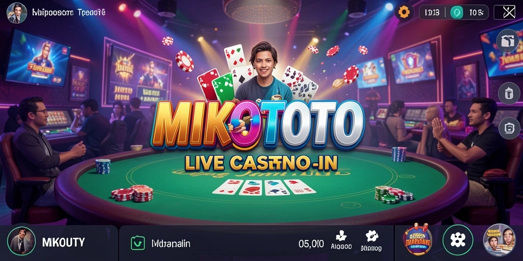 Tampilan gameplay <strong>MIKOTOTO</strong> yang menarik dalam sesi Live Casino.