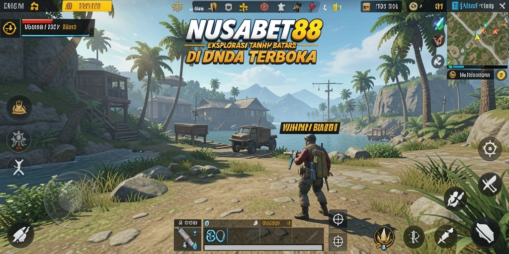 Tampilan gameplay NUSABET88 yang menakjubkan dari dunia Open World.