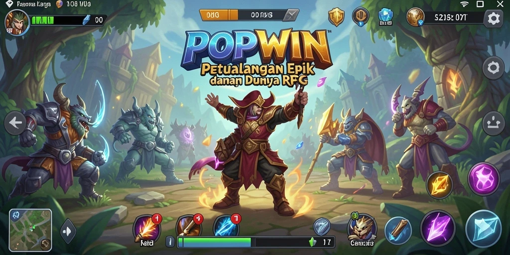 Tangkap momen seru dalam gameplay RPG di POPWIN.