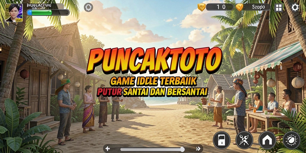 Tampilan gameplay PUNCAKTOTO yang seru dan santai.