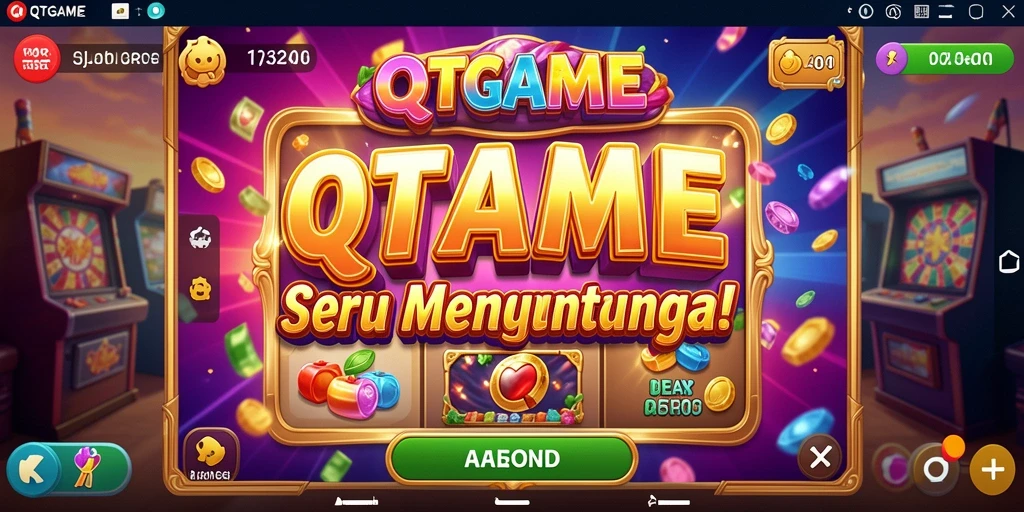 Tampilkan gameplay seru di QTGAME dengan berbagai tema slot.