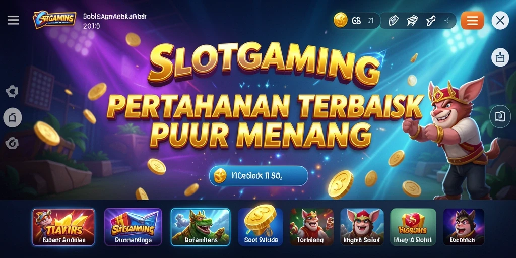 Tangkapan layar utama dari gameplay menakjubkan di SLOTGAMING.