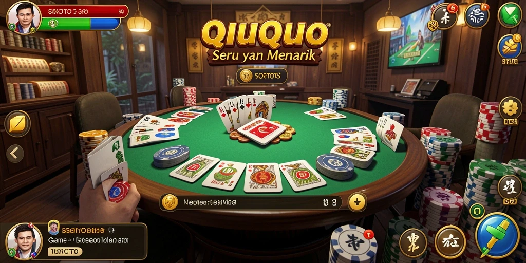 Gameplay seru QiuQiu di SORTOTO menunjukkan aksi mendebarkan.
