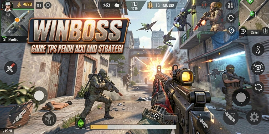 Tampilan menakjubkan dari gameplay intens di WINBOSS.