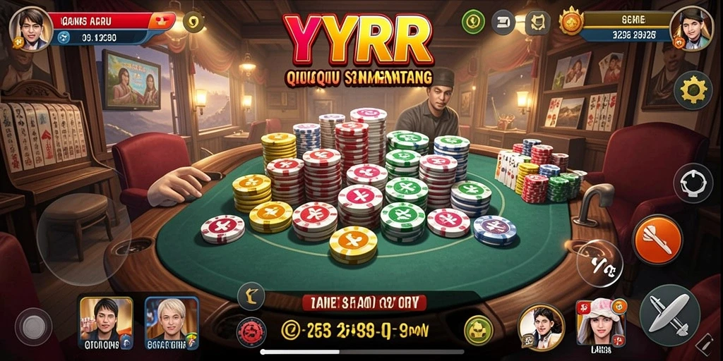 Screenshot gameplay YYRR yang penuh aksi QiuQiu.